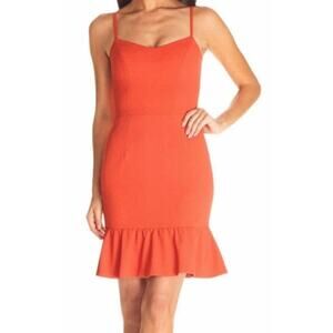 Dress the Population dress Mira Minidress orange size X-Large XL
